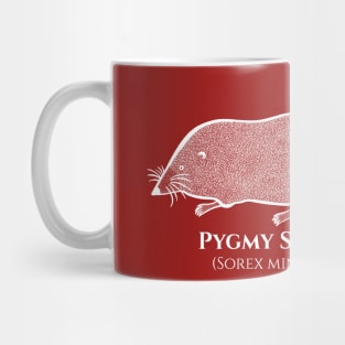 Pygmy Shrew with Common and Scientific Names - animal lovers art Mug